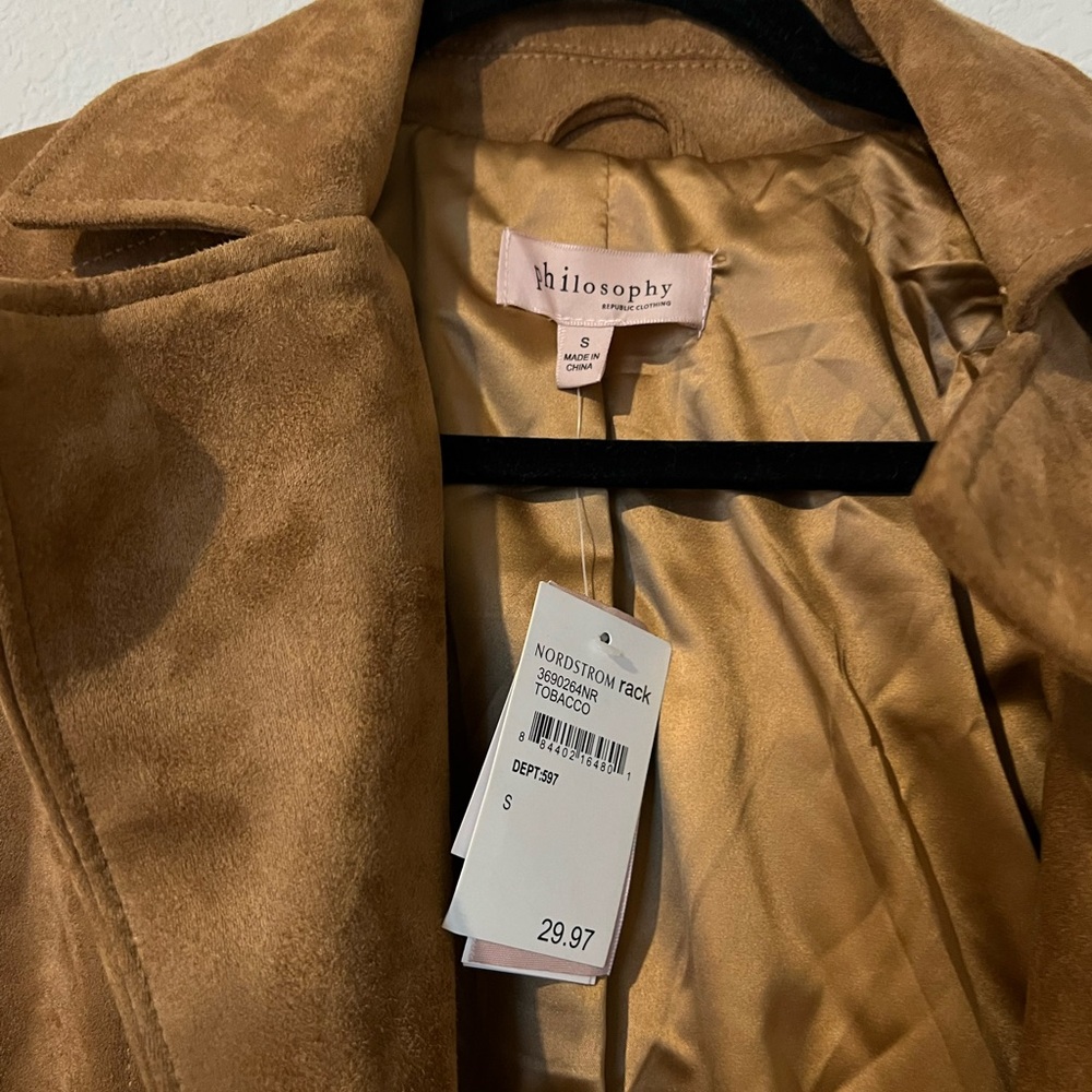 Suede Tan Jacket - Picture 2 of 3